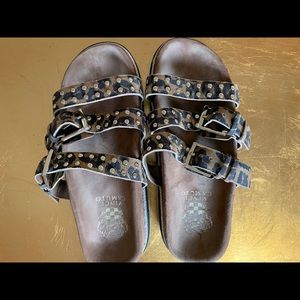 Vince Camuto leopard print sandal